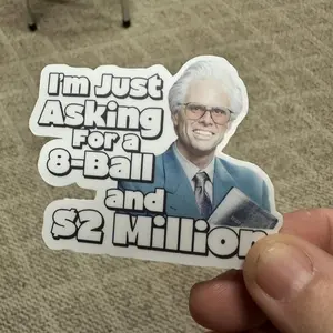 Baby Billy Freeman sticker, baby billy stickers 8 ball, baby billy stickers 2 million, baby billy sticker files, tumbler laptop sticker, water bottle stickers