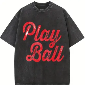 Play Ball Tshirt, Game Day Shirt, Baseball Game Fan Shirt, Baseball Shirt for Women, Game Day Shirt, Sporty Mom, Softball Shirt Womenswear Top
