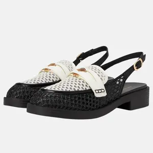Preppy Slingback Loafers