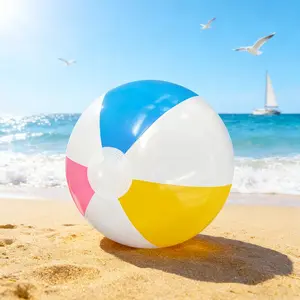 Multifunctional Inflatable Beach Ball Water Ball Set, Colorful PVC Play Balls for Outdoor Family Interaction, Leak-Proof Design, Pool Floats