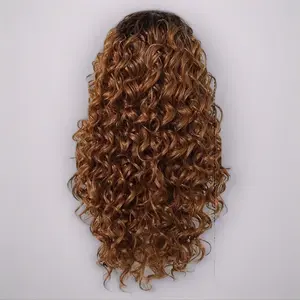 New Arrival Women's Curly Wig Small Curls Rose Net Synthetic High Temp Fiber Natural No Glue Hairpiece