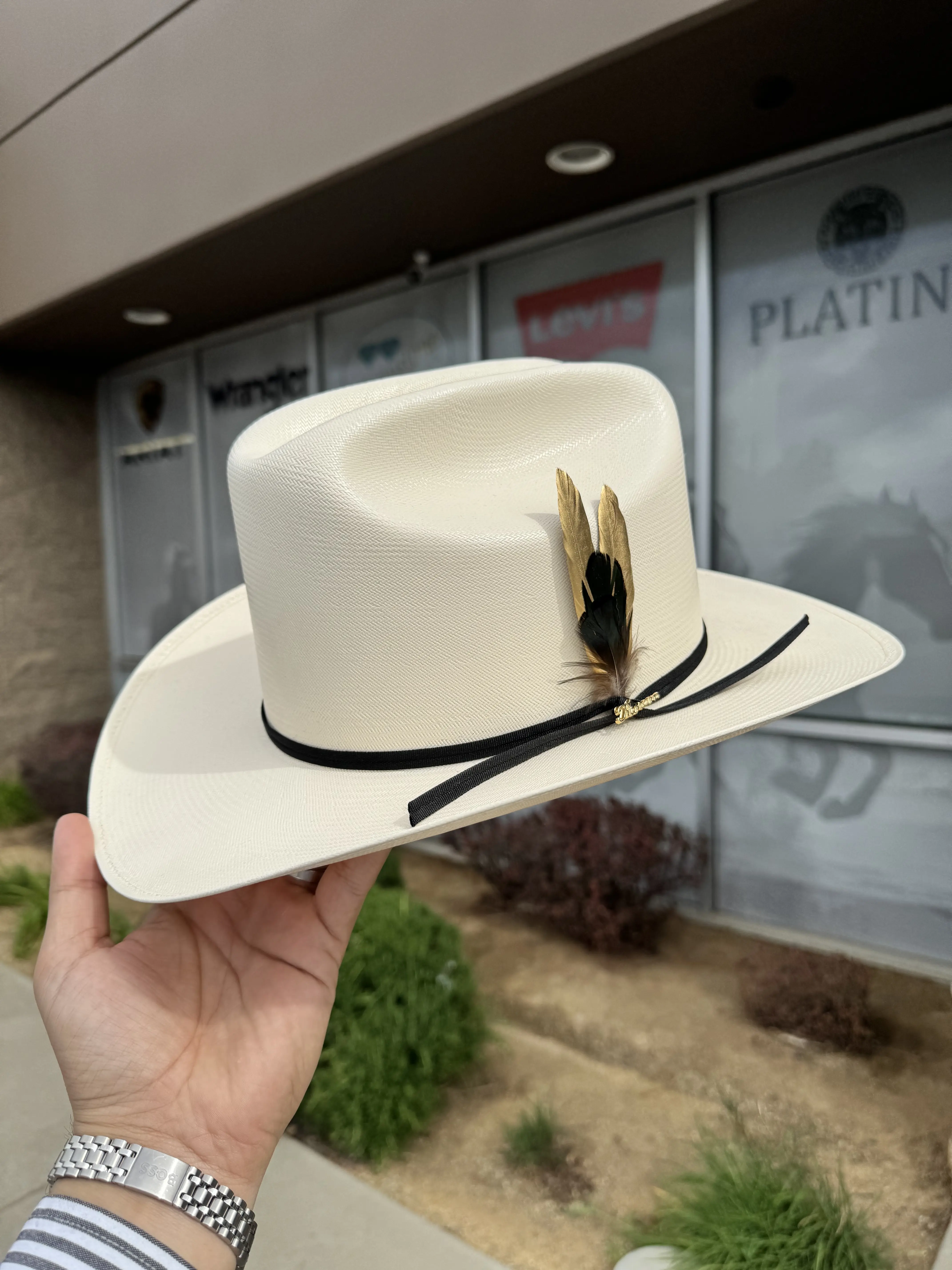 5,000x Guadalajara Straw Cowboy Hat - The Captain GOLD EDITION