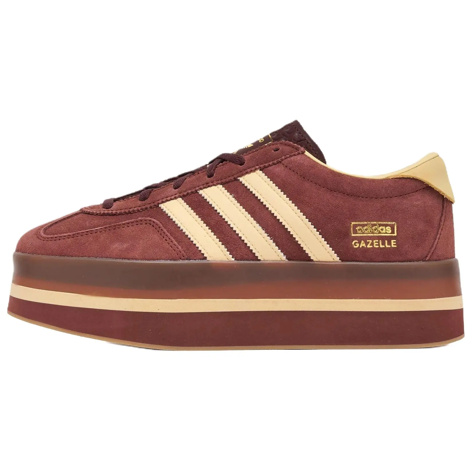 Adidas Gazelle Stack Sneakers Comfort Brown Women's JS3928