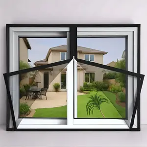 【Zipper Mosquito Net · Guard Family Series】Insect-Proof Window Screen – No-Drill Hook & Loop Mount | Custom Sizes | Breathable Fine Mesh | Safe for Kids & Pets | Ideal Summer Protection