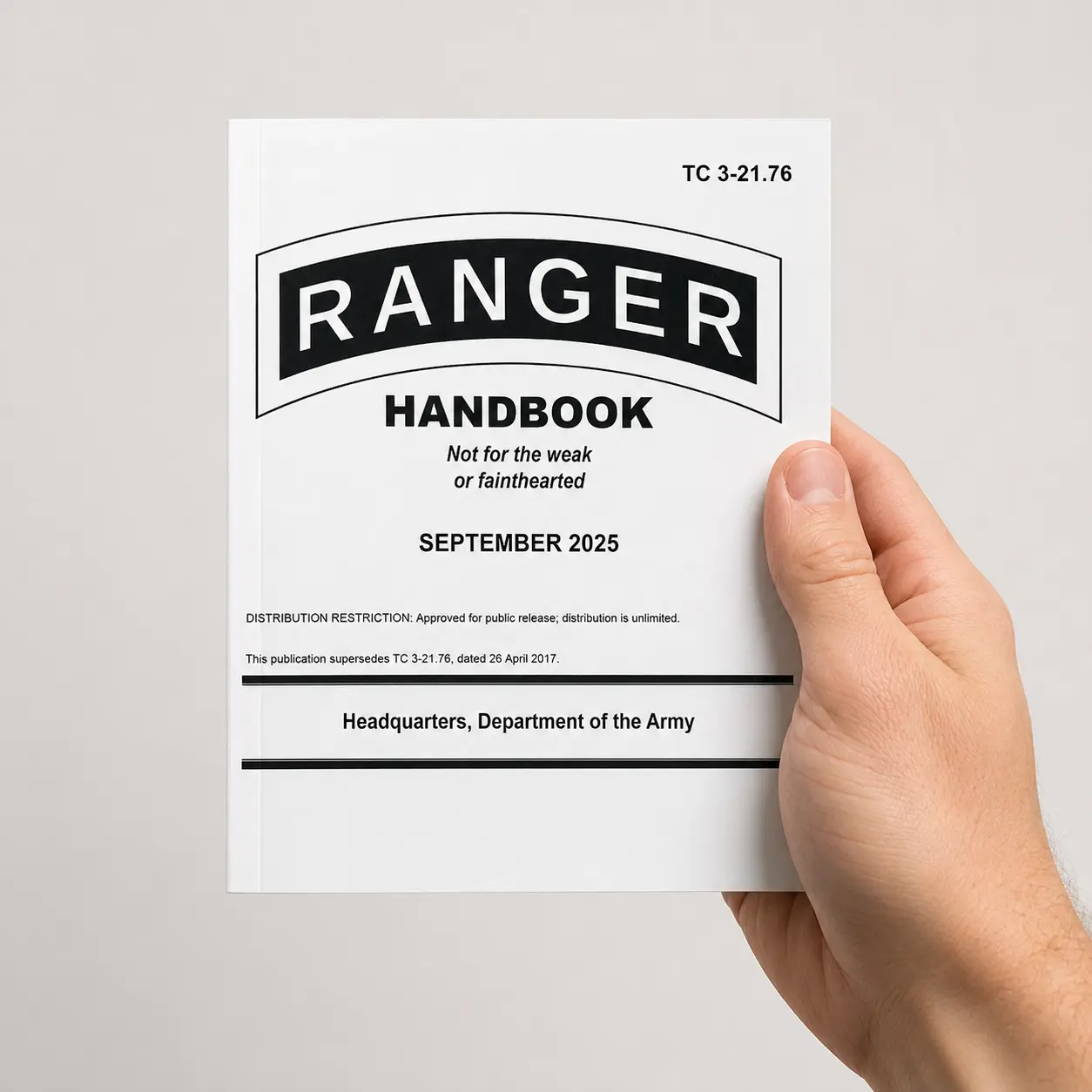 Ranger Handbook Pocket Edition (5 x 6") — TC 3-21.76 Field Reference