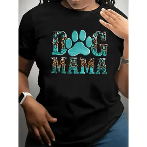 Women Casual Short Sleeve Tee 1 Pcs 100% Heavy Cotton - Comfortable Crew Neck, Soft Adorable Tees Tops