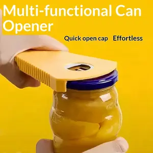 2-Pack 4-in-1 Multi-Functional Jar & Bottle Opener | Easy Grip Kitchen Tool