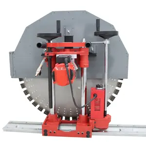 YOKOMA Concrete Saw Wall Cutting Machine 220V 16.1″Cutting Depth Concrete Wall Chaser Rebar Brick Wall Stone Cutting Machine