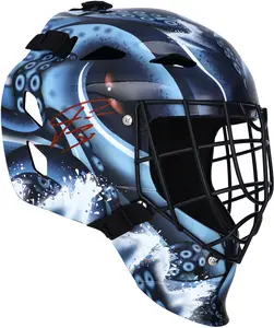 Philipp Grubauer Seattle Kraken Autographed Replica Goalie Mask - Fanatics Authentic Certified