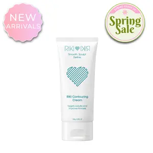 Riki Loves Riki body ONLY Contouring Cream - Hydrating & Firming Formula with Hyaluronic Acid & Collagen for Cellulite Reduction & Smoother Texture & Firmed appearance 120g