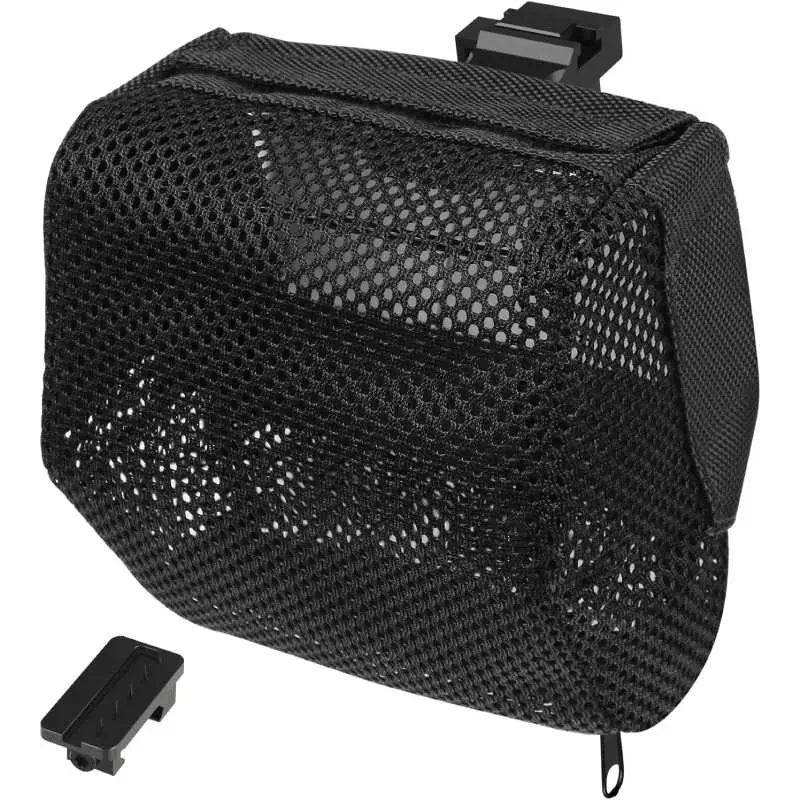 Hunting Heat-Resistant Brass & Nylon Catcher for AR-15, Adjustable Low-Profile Thick Nylon Net with Quick-Release Zipper, Picatinny Rail Mounts - Holds 100+ Rounds Reloading Aid