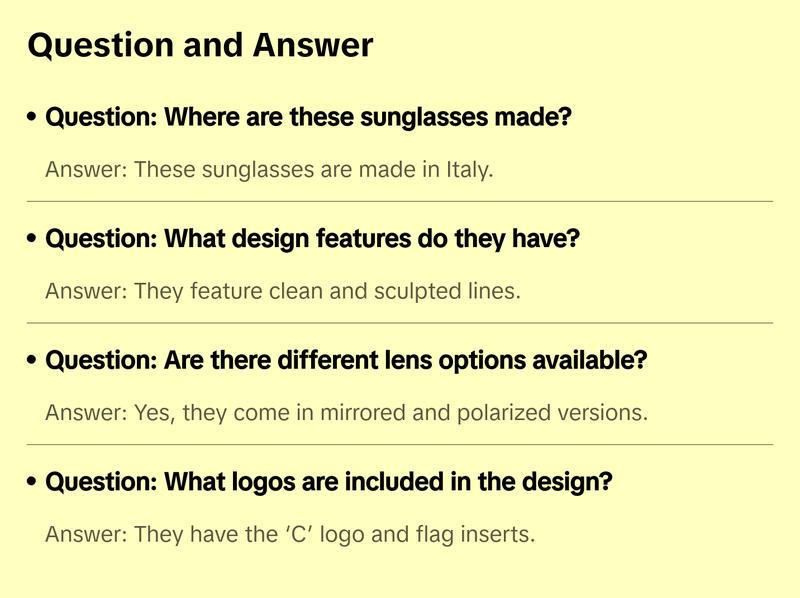 Victory C 09 Oversized Square Italian Sunglasses