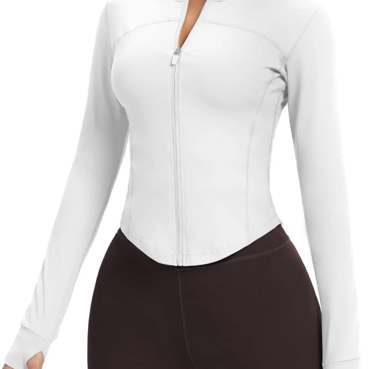 AVGO Women's Cropped Running Workout Jackets