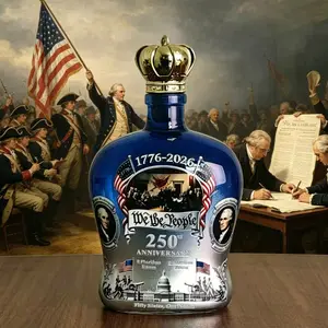 250th Anniversary Whiskey Decanter Set, "we the People" Patriotic Bourbon Bottle & Glasses, 4th of July Barware, Liquor Decanter Set, Perfect Gift for Patriots & Whiskey Lovers