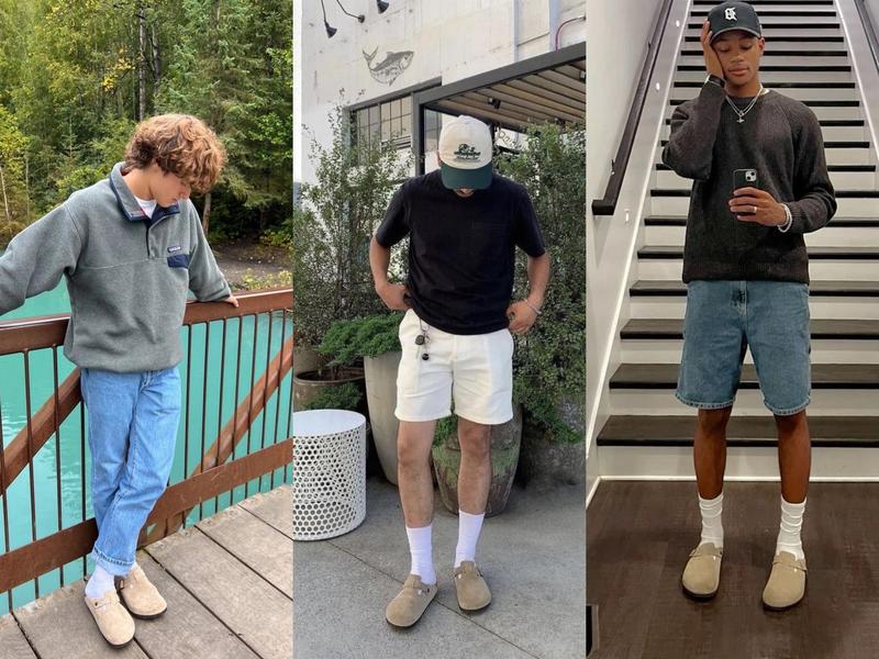 EVELLYHOOTD Women Men Genuine Suede Round Toe Cork Footbed Clogs Potato Shoes Slide Outdoor Gym Shoes with Arch Support Flat Buckle Clogs Retro Fashion Walking Shoes Slippers 【Wide Feet PLS SIZE UP 】 EVELLYHOOTD Women Men Genuine Suede Round Toe Cork Footbed Clogs Potato Shoes Slide Outdoor Gym Shoes with Arch Support Flat Buckle Clogs Retro Fashion Walking Shoes Slippers 【Wide Feet PLS SIZE UP 】