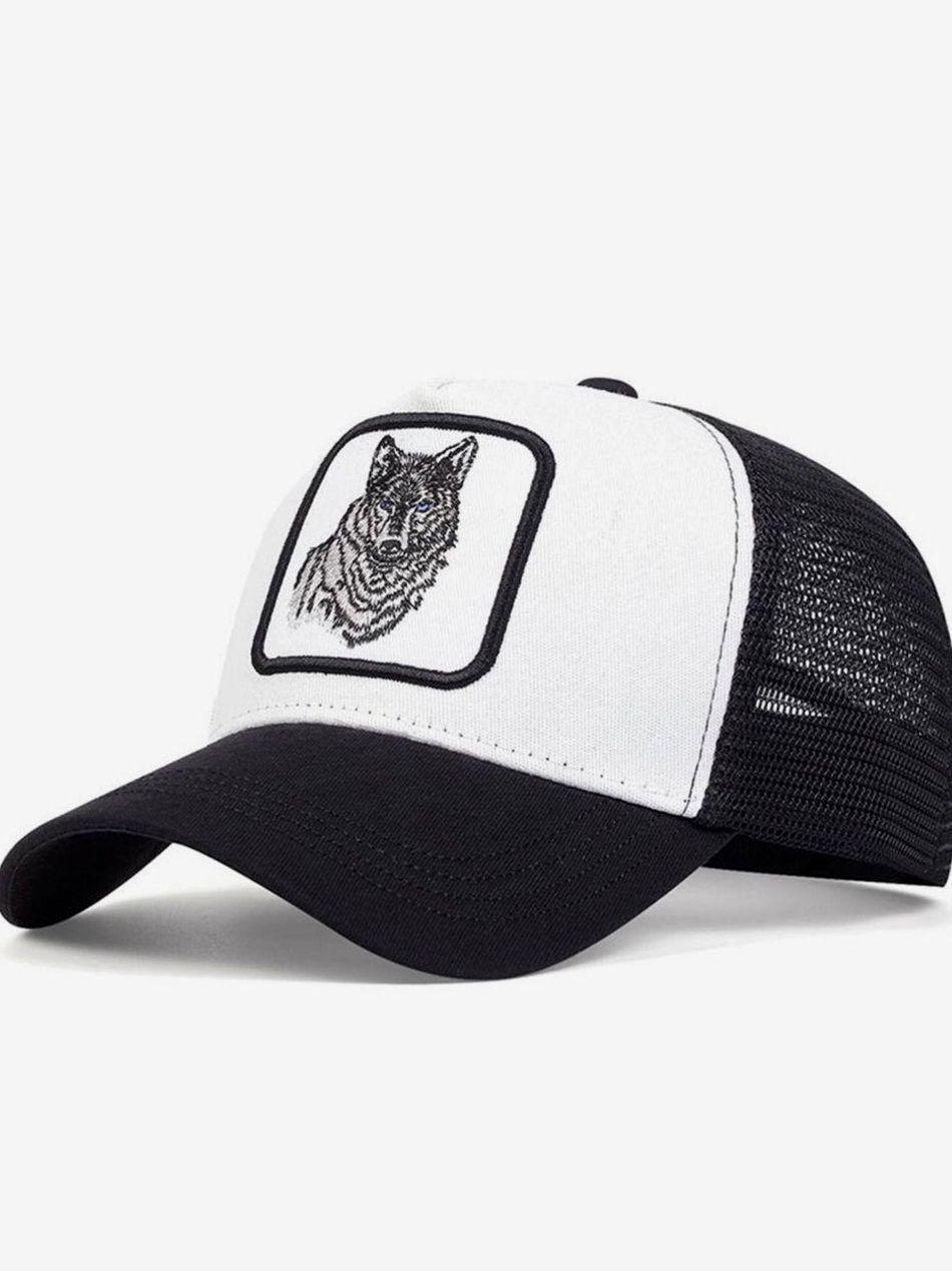 Men's Wolf Pattern Baseball Cap, Fashion Casual Hat, Suitable for Sports and Daily Wear, Unique Design for Outdoor Activities