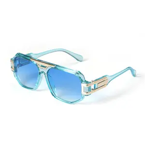 Original design, retro punk-style square frame round-face sunglasses, suitable for men and women. Hip-hop style sunglasses. UV protection.