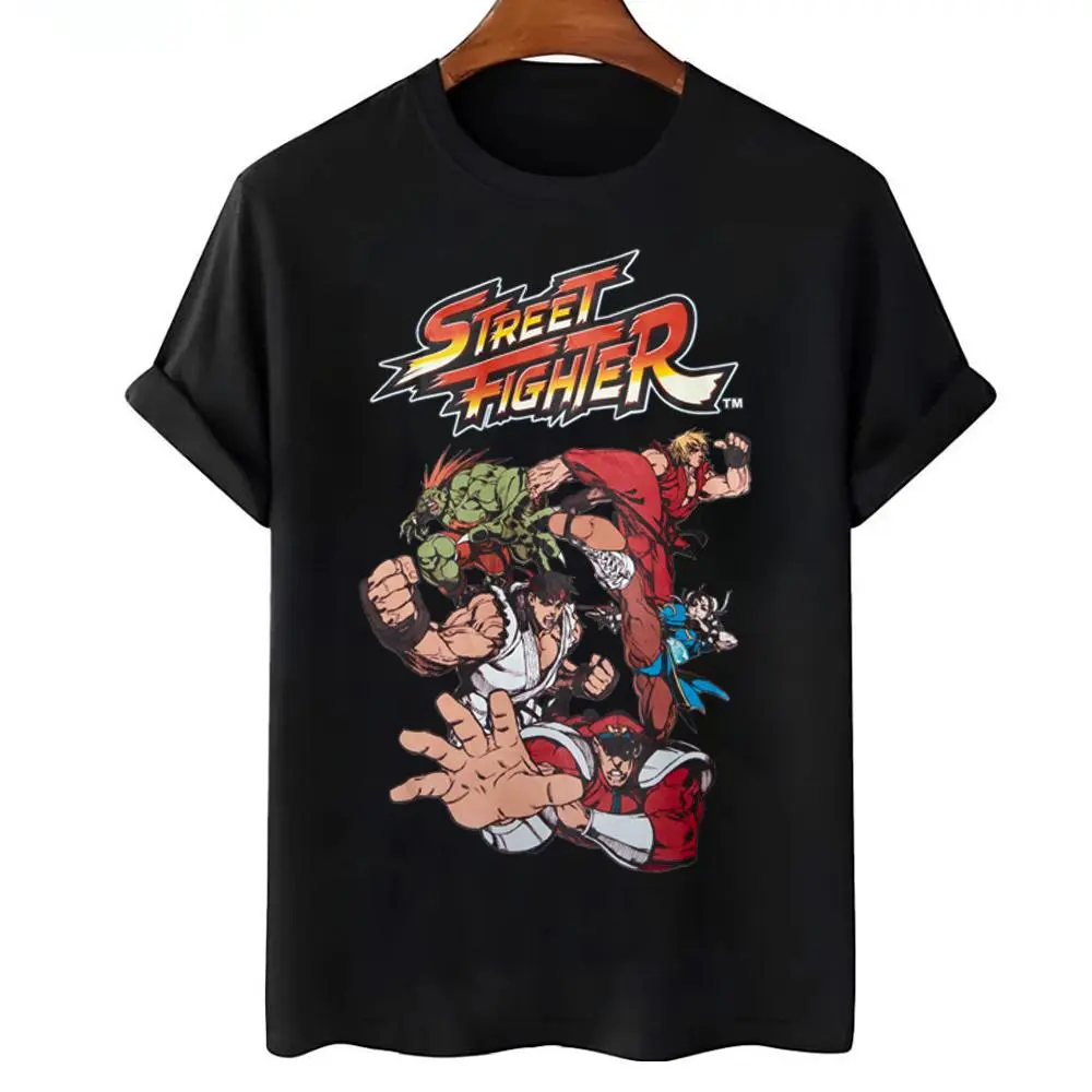 Street Fighter 2 Graphic T-Shirt – Fighting Game Aesthetic Gift for Gamers