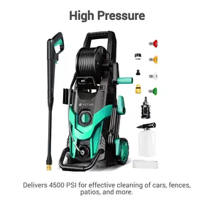 Pressure Washer, Power Washers with Foam Cannon High Pressure Washer for Cars, Fences, Patios, Decks, Patios and Driveway Powerwasher, Water Pressure Washers