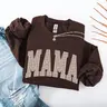 Gingham Mama Sweatshirt Mama Shirt Vintage Mama Shirt Trendy Mama Shirt Mothers Day Gift New Mama Baby Shower Pregnancy Announcement Shirt