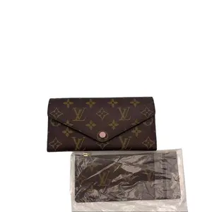 Pre-owned Louis Vuitton h9 Monogram Canvas Long Wallet pink hz60979