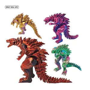 Easter Gift 3D Printed Muscle Monster Figurine, Jointed Activity Monster Dinosaur Figure, Transforming Godzilla Monster Animal Statue Decor Decoration