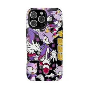 Blaze The Cat Phone Case, The hedgehog Tough Phone Case, Anime Phone Case