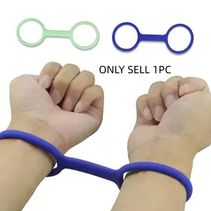 Durable Silicone Rubber Handcuffs for Adults, Perfect Prank & Game Toy with Flexible Design, Non-Toxic Material, Ideal for Role-Playing Games, Fun Playful, Prank Gift