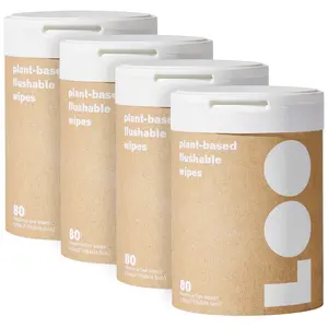 Classic Flushable Wipes Four Pack