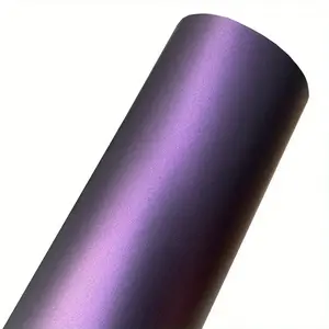 Car Vinyl Wrapping Film, Matte Pinot Noir Purple Vinyl Wrapping Film, UV Resistant Bubble Free Car Paint Protective Film