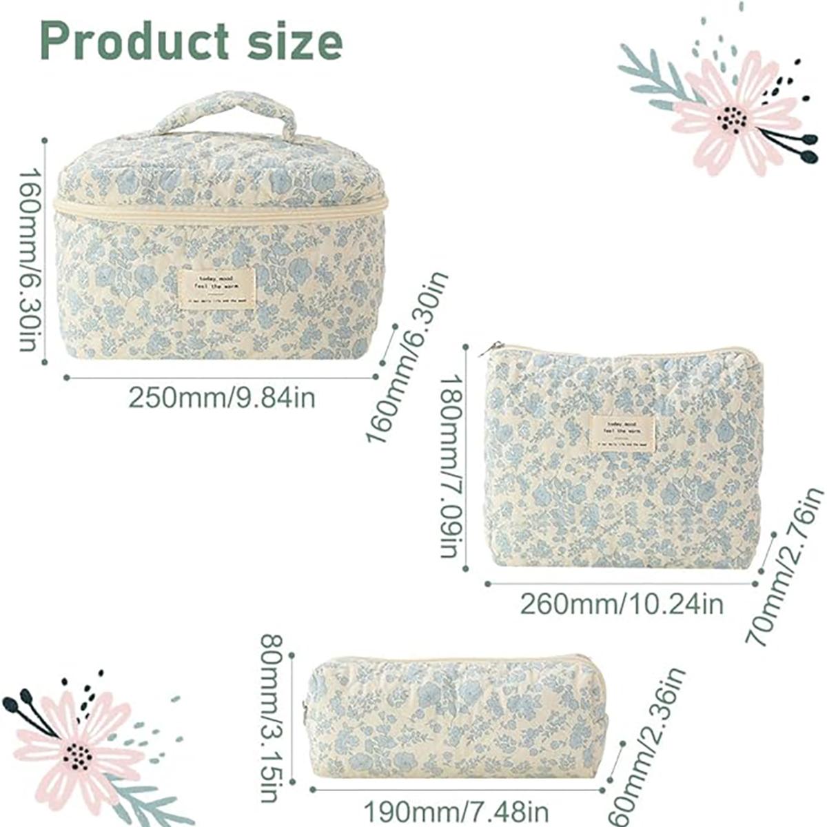 Large Travel Toiletry Bag, Portable Cosmetic Storage Pouch, Women's Makeup Bag, Essential Beauty Organizer, Travel Cosmetic Bags, Ideal for Daily Use and Travel