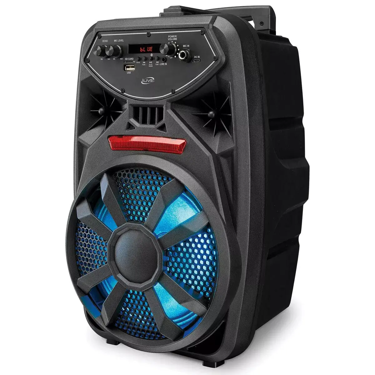 iLive ISB380B Bluetooth® Tailgate Portable Party System in Black