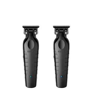 Kemei KM-2299 Professional Hair Trimmer, 2 Boxes Detailer Barber Electric Clipper Cordless Finish Cutting Machine, Zero Gapped, Adjustable Clipper, Hair Clipper Set