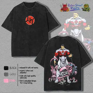 Thragg Invincible Series Graphic Streetwear T- Sweatshirt Tanktop Menswear  Cotton Tee Gaming Apparel Heavyweight tshirt, gift for him oversized shirts