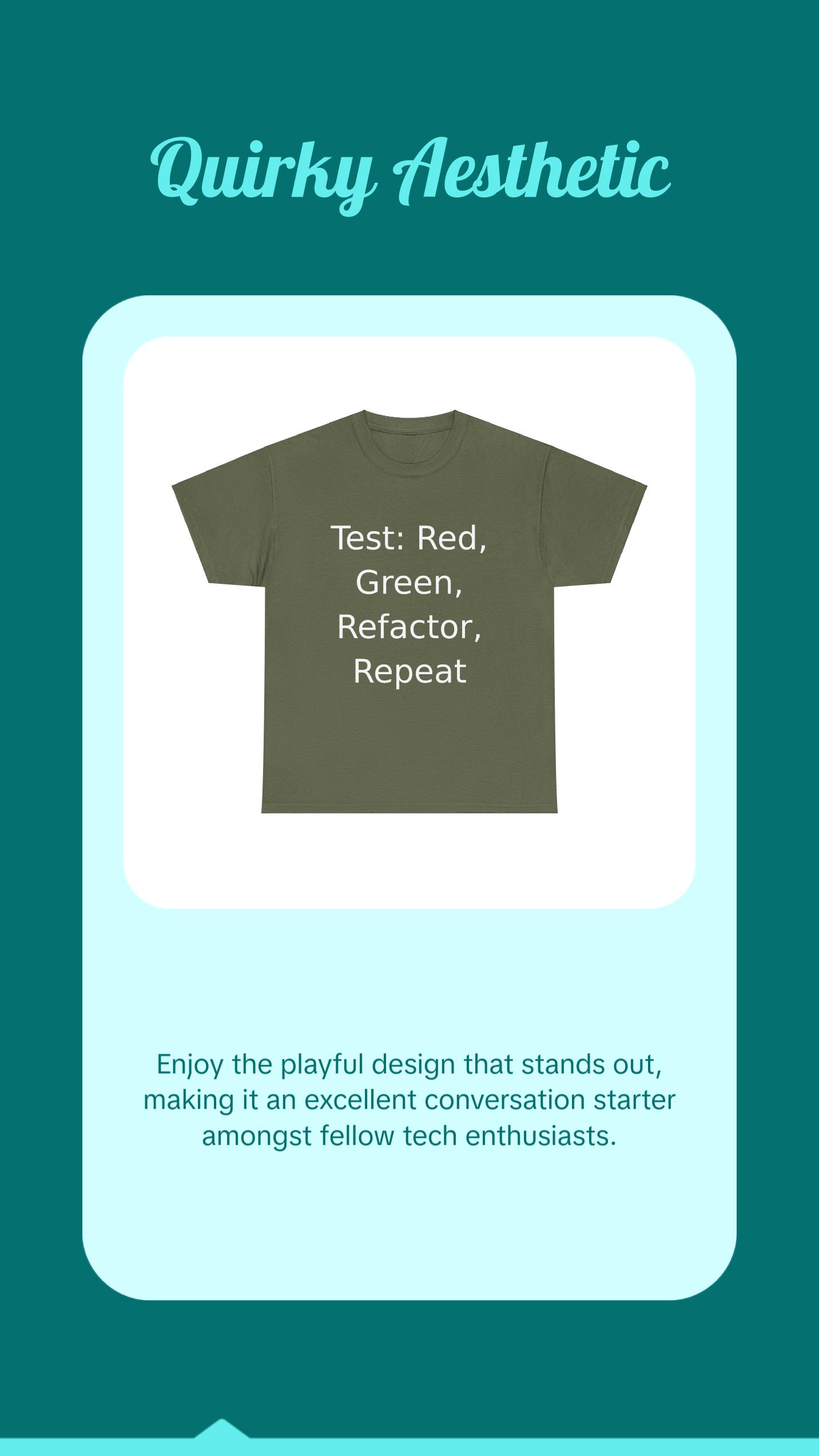 Test-Driven Development T-shirt