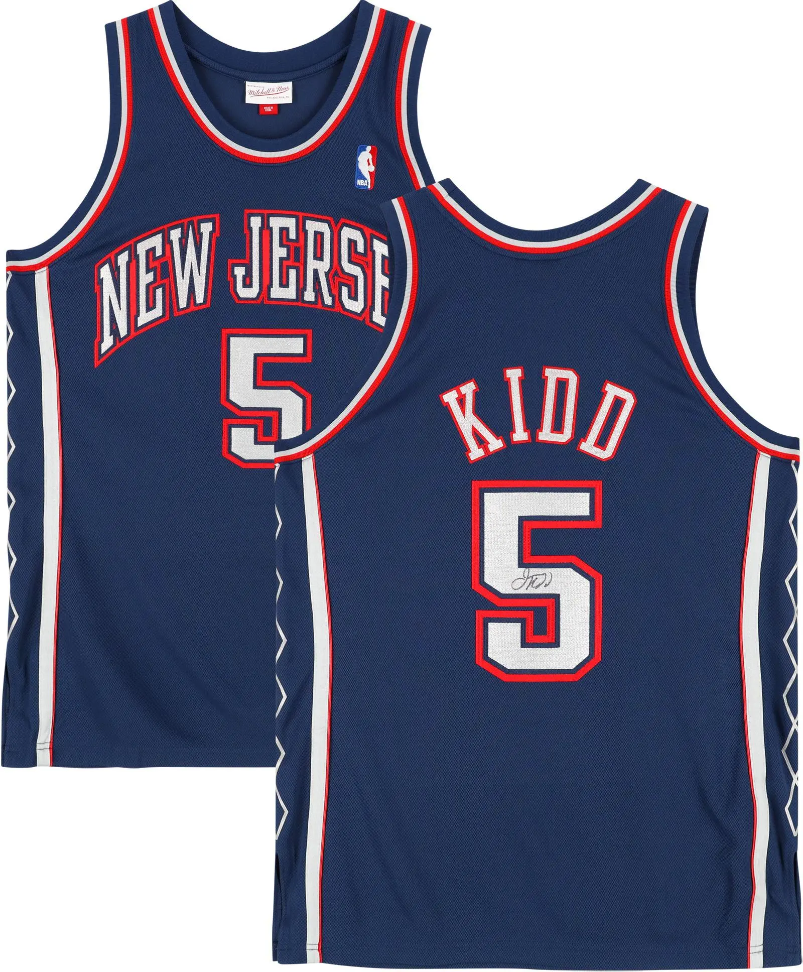 Jason Kidd New Jersey Nets Autographed Navy Mitchell & Ness 2006-2007 Authentic Jersey - Fanatics Authentic Certified