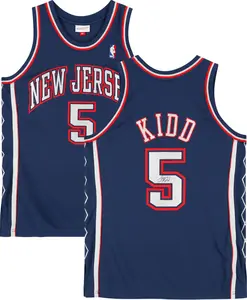 Jason Kidd New Jersey Nets Autographed Navy Mitchell & Ness 2006-2007 Authentic Jersey - Fanatics Authentic Certified