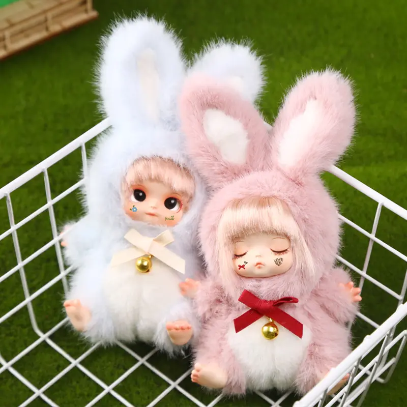 Hasbro Annie Baby's Small-Size Pampered Sitting Stuffed Animal Collectible Figurine - 6+1 Hidden Surprise, Cute Plush Toy