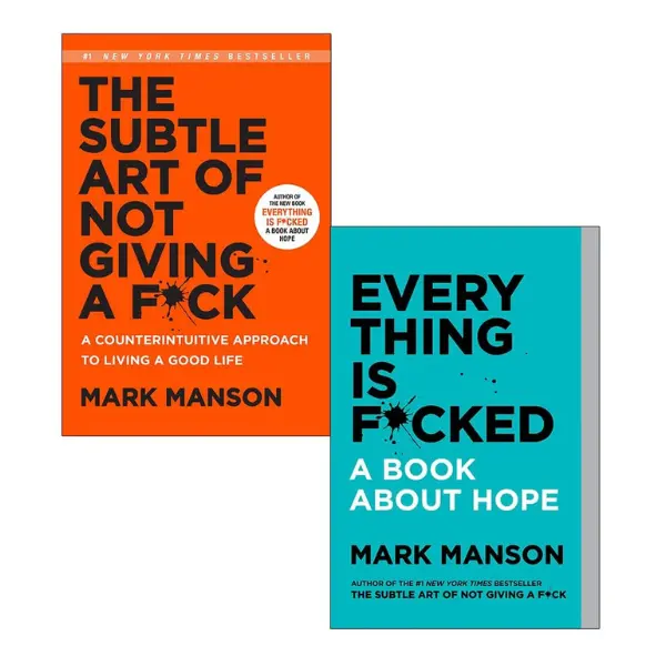 Mark Manson Collection 2 Books Set (The Subtle Art of Not Giving a F*ck, Everything Is F*cked)