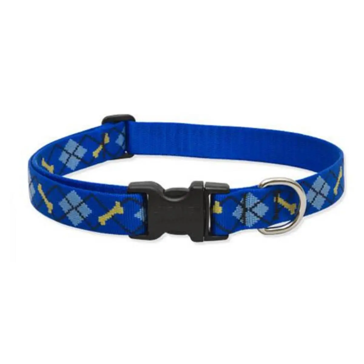 Lupine 41853 1 in. Dapper Dog 16 in. - 28 in. Adjustable Dog Collar