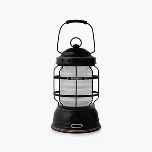 Barebones Vintage-inspired LED Forest Lantern - Dimmable, Rechargeable, Replaceable Battery