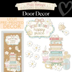This Is Our Happy Place Calming Door Decor Set | Miss Honey's Cottage Classroom