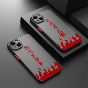 Anime Black Edge Shell Phone Case for Apple IPhone 17 16 15 14 13 12 11 17Air Plus Pro Promax and Samsung Galaxy S26 S25 S24 S23 S22