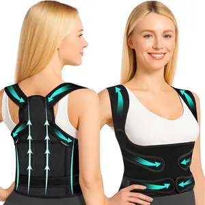 Adjustable Posture Corrector Back Brace for Men Women Teens | Shoulder Straightener & Core Support, Posture Alignment System for Slouching, Improve Posture & Reduce Discomfort | Breathable Ergonomic Posture Belt