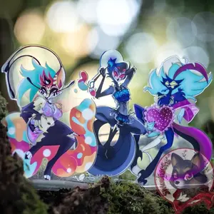Helluva Boss Hazbin Hotel -  Dress up Standees Loona, Stolas, Ozzie, Fizzie, Bee