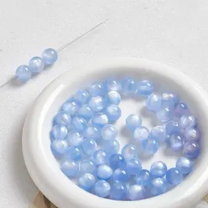 #2 50pc Color Changing Glitter Milkyway Bead