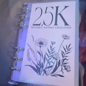 12 Month Money Saving Challenge Binder, Money Saving Budget Binder with Cash Envelopes, Savings Challenges Book For New year Gifts