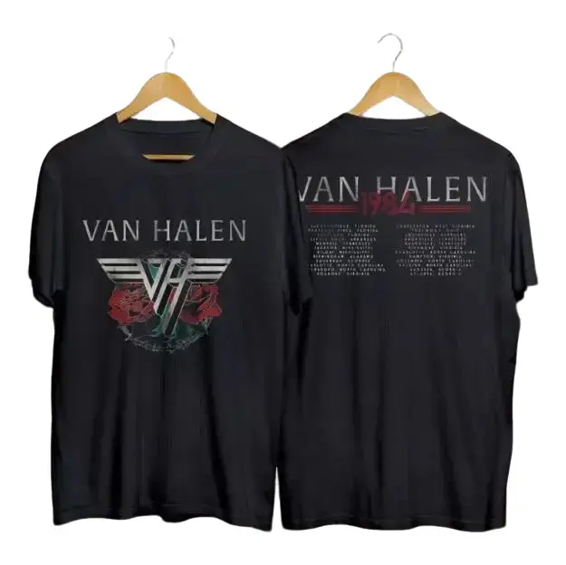1984 Van Halen Tour T-Shirt, Vintage Van Halen 1984 Music Concert Tour T-Shirt