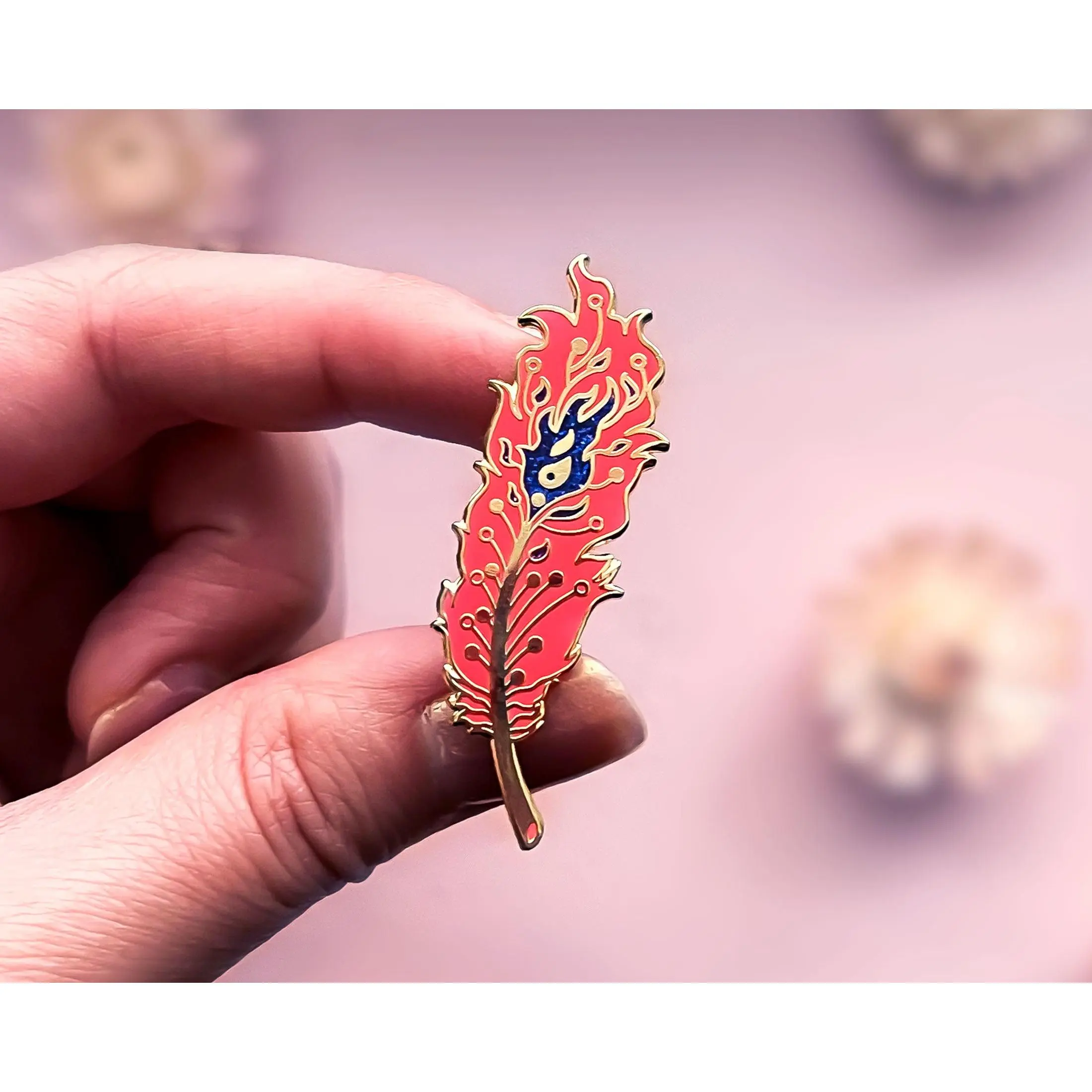 Phoenix Feather Pin