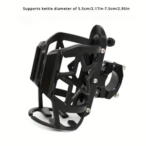 Aluminum Alloy Cup Holder - Universal Drink Holder For Electric Scooter, Motorcycle, Bicycle - No Need To Drill Holes